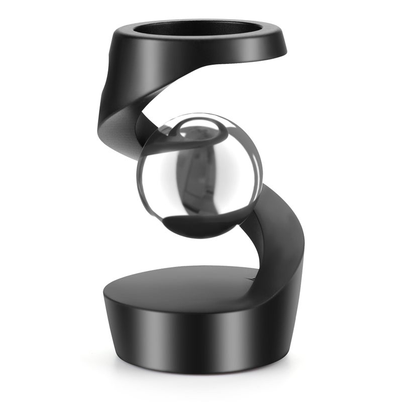 DOLASEV Fidget Toys for Adults Metal Fidget Toys Desk Fidgets for Office for Adults Quite Kids Fidget Toys for Anxiety and Stress Black Silver - Image 3