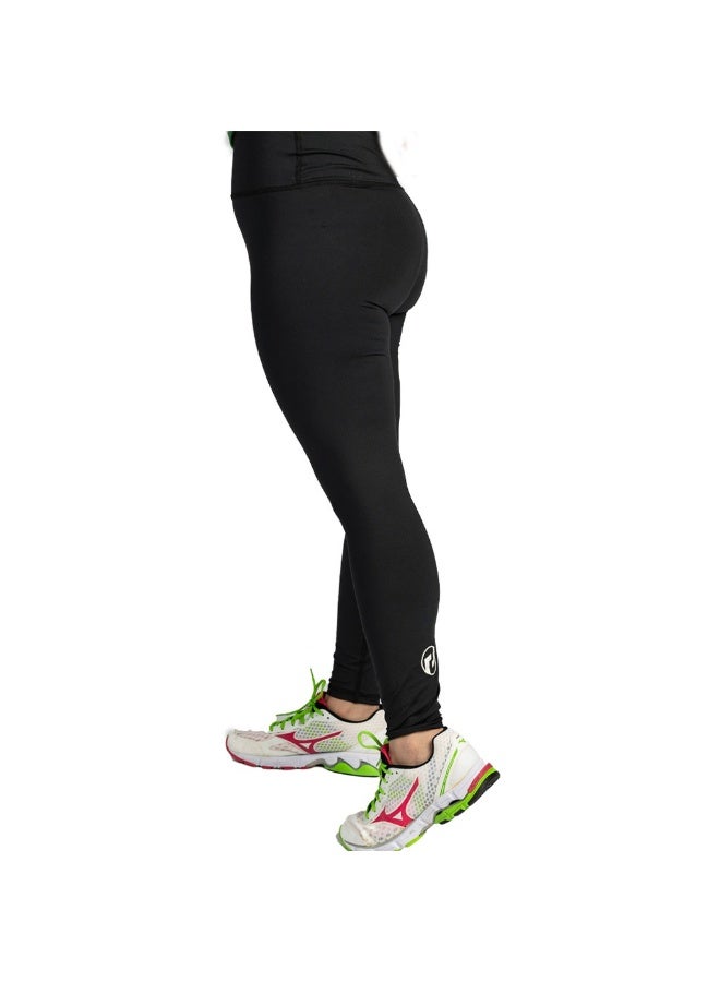Hexa SportsWear Hexa Classic Women’s Leggings – 100% Polyester Dry Fit Sports & Casual Legging – High Waist Stretch Fitness Yoga Gym Pants – Black Essential Activewear - Image 2