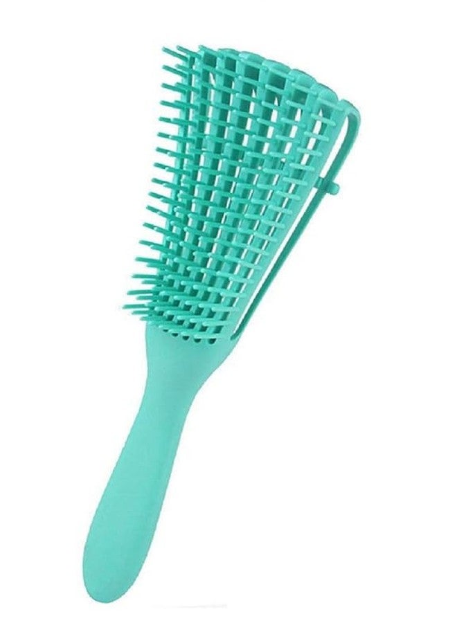 GODFLY Hair Brush for Home, Saloon Brush Man & Women with Spacing Clip Wet & Dry Hair Comb Brush (1Pcs) - Image 2