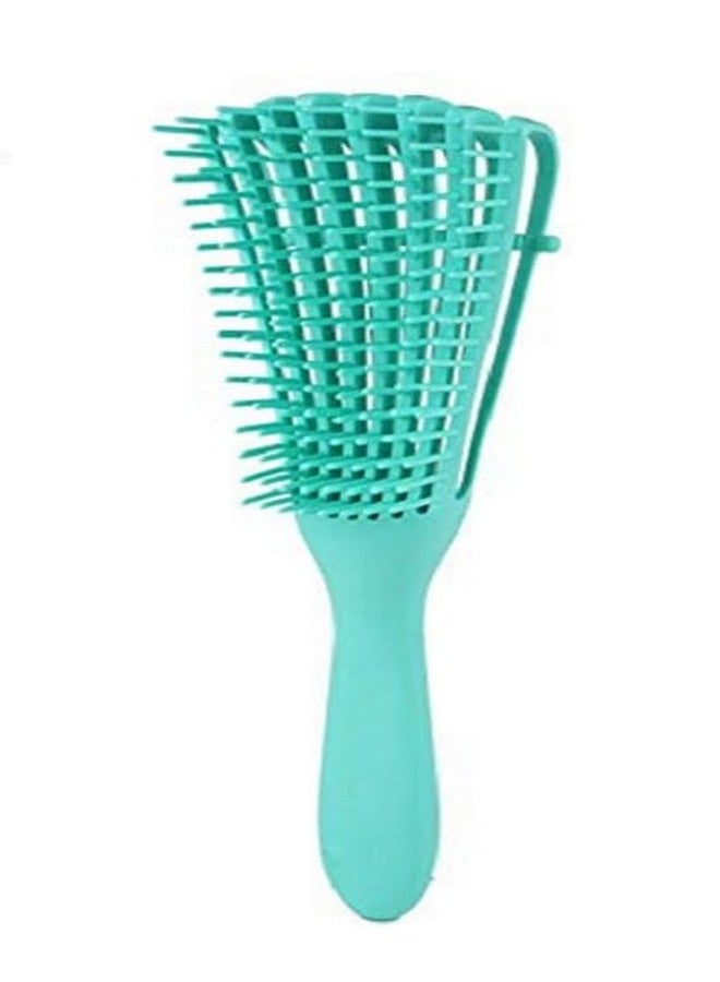 GODFLY Hair Brush for Home, Saloon Brush Man & Women with Spacing Clip Wet & Dry Hair Comb Brush (1Pcs) - Image 1
