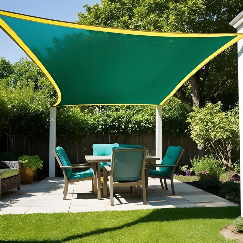 Ugaoo شبكة ظل خضراء للحديقة والشرفة، شبكة زراعية متعددة الاستخدامات - 75% (10 قدم × 15 قدم) - Image 1