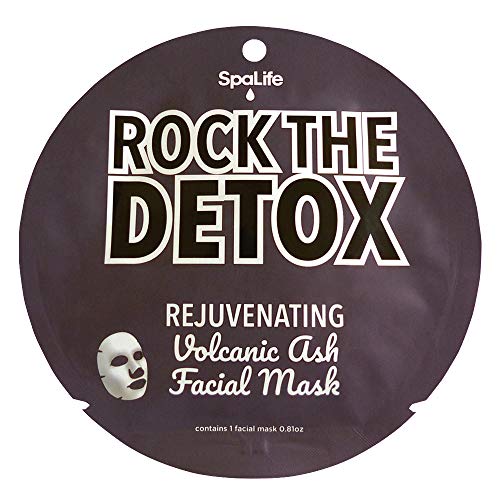 SpaLife Rock the Detox Rejuvenating Volcanic Ash Facial Mask 10 count - Image 2