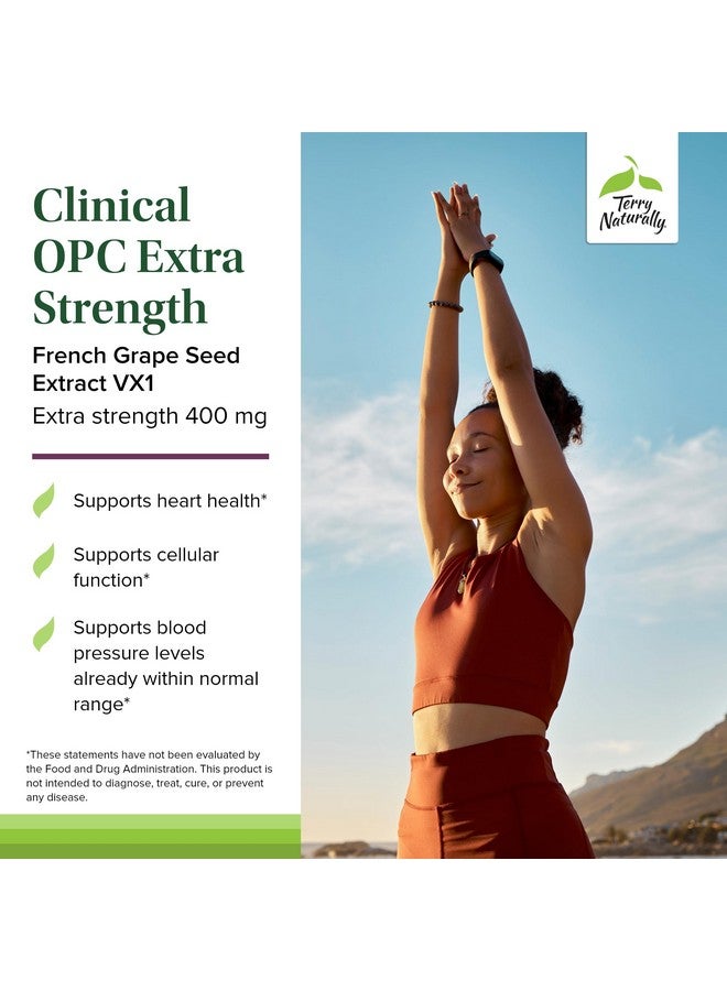 Terry Naturally Clinical OPC Extra Strength - Cardiovascular Health & Focus Support - Supplement with Grape Seed Extract - Immune Support Supplement - 60 Softgels (Pack of 2) - Image 3