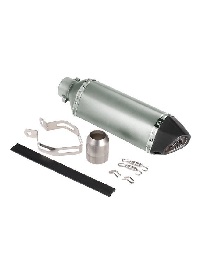 NIBEMINENT Hexagon Oblique Tail Refit Muffler Exhaust For Motorcycles - Image 1