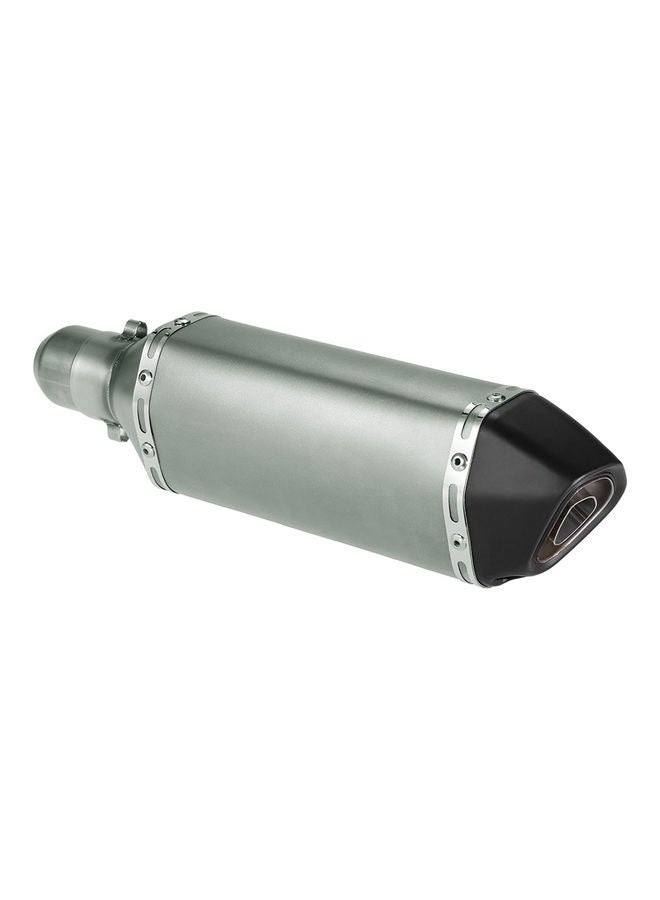 NIBEMINENT Hexagon Oblique Tail Refit Muffler Exhaust For Motorcycles - Image 2