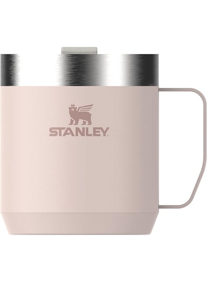 STANLEY Classic Legendary Camp Mug 0.35L - Vacuum Insulated Tumbler - Stainless Steel Camp Mug - BPA -Free Thermal Cup - Dishwasher Safe - Single Server Brewer Compatible - Rose Quartz - Image 1