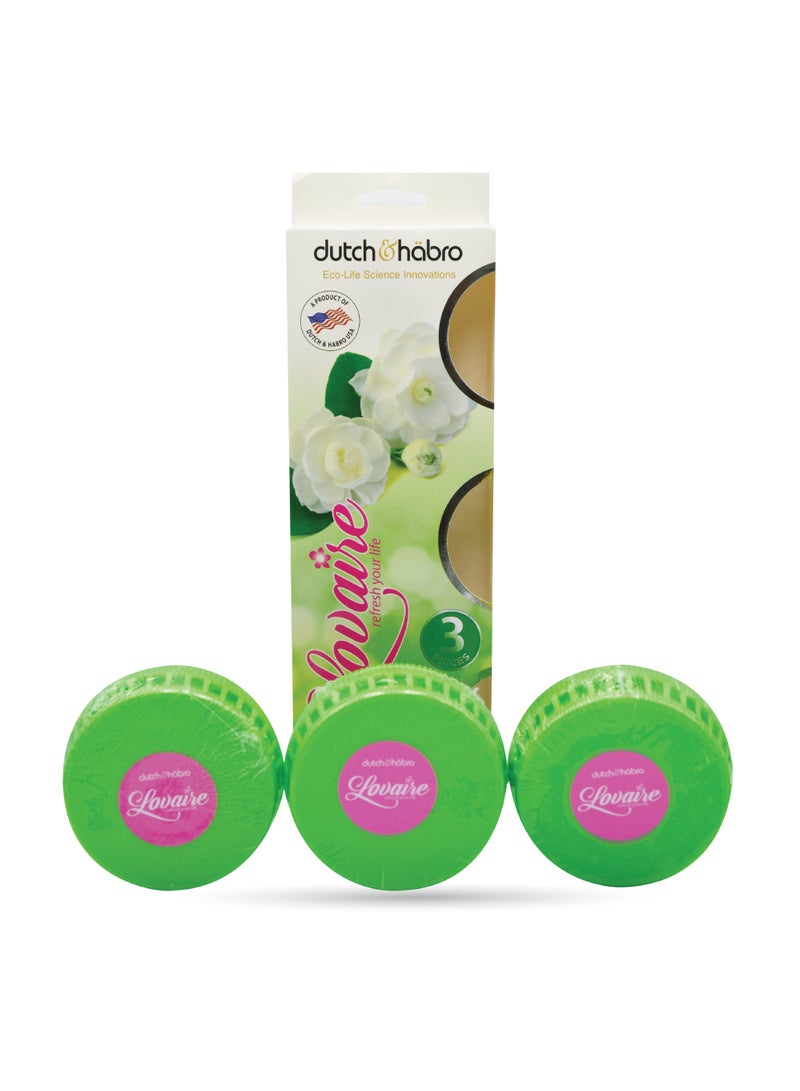 Lovaire Toilet Air Freshener, Pack of 3 (Jasmine) - Image 1