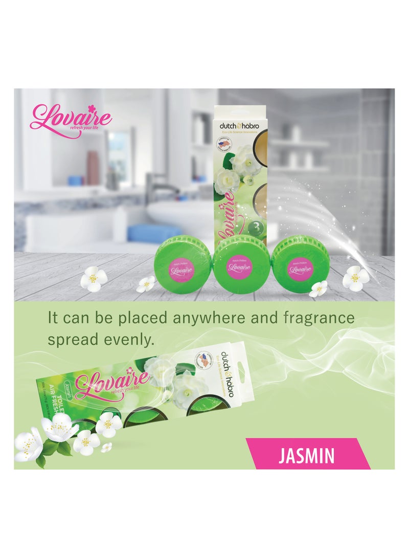 Lovaire Toilet Air Freshener, Pack of 3 (Jasmine) - Image 2