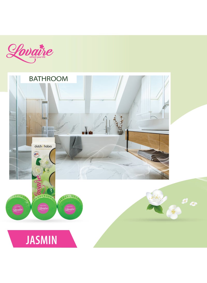 Lovaire Toilet Air Freshener, Pack of 3 (Jasmine) - Image 4