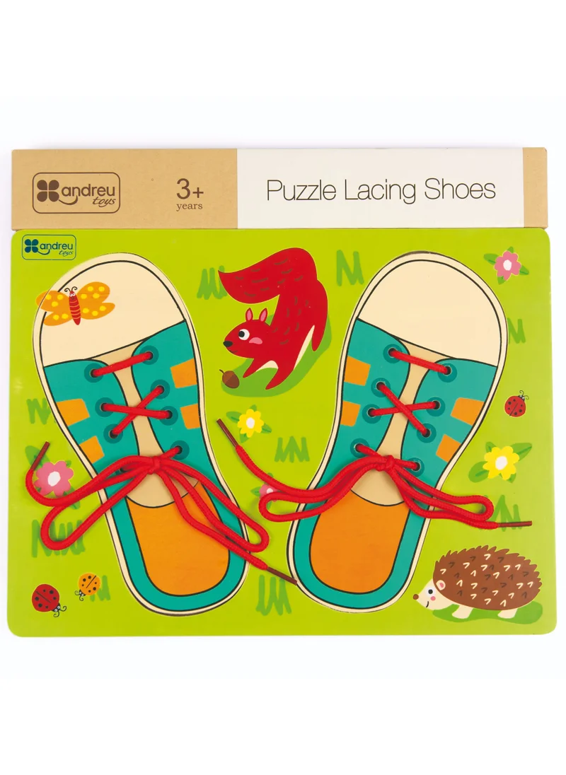 andreu Toys Puzzle Lacing Shoes