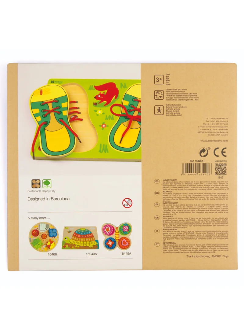 andreu Toys Puzzle Lacing Shoes