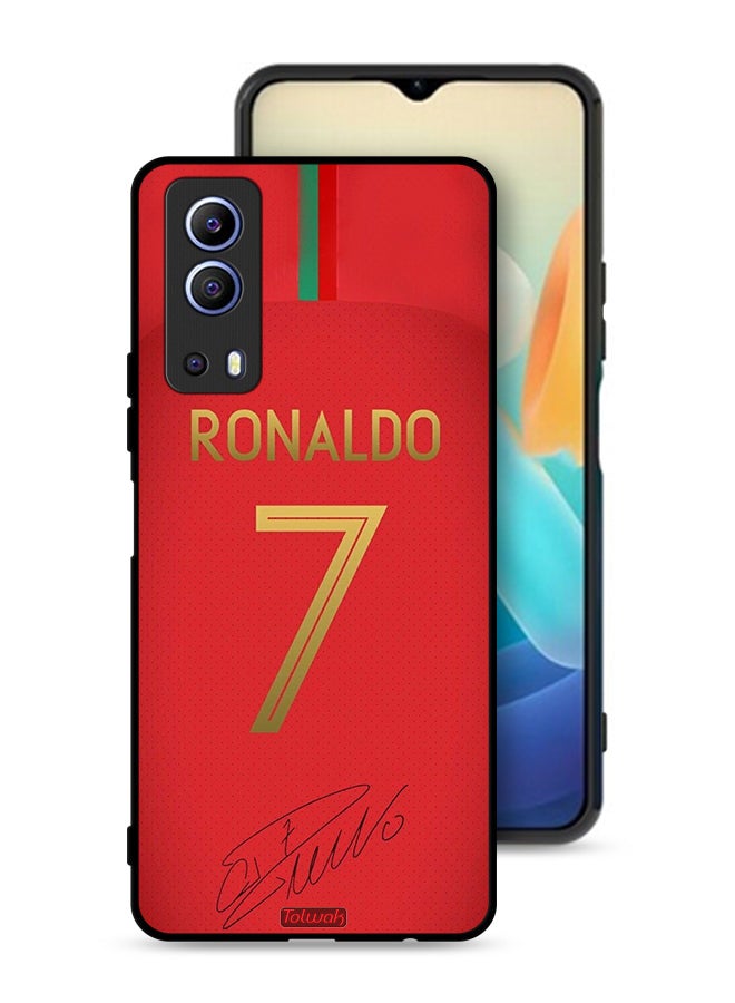 Tolwak Vivo Y72 5G Protective Case Cover Ronaldo 7 - Image 1