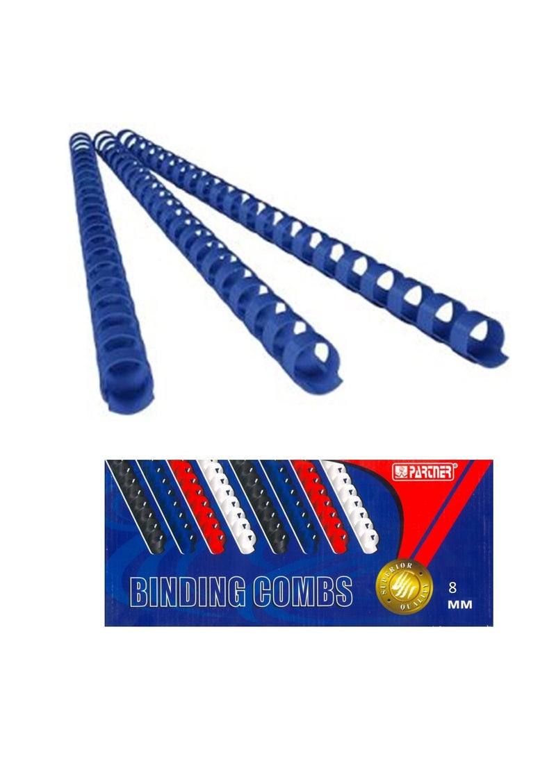 PARTNER Binding Accessories With 8mm Comb Blue  - Image 3