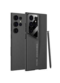 Generic Samsung Galaxy S24 Ultra Matte Case, Ultra Slim Hard PC Case for Samsung S24 Ultra Tripartite Shockproof Protective Case with Raised Camera Protection (Black)  - Image 1