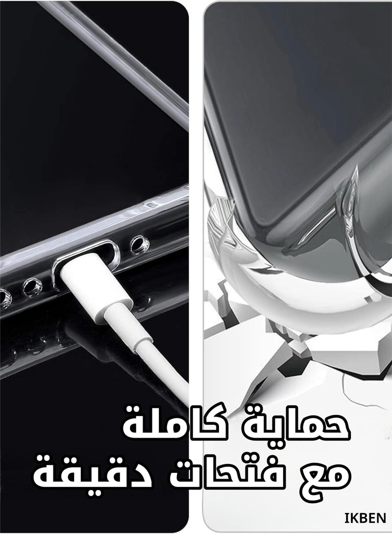 IKBEN Samsung Galaxy A16 5G Case and Screen Protector, 2 in 1 Shockproof Protective Cover, Clear TPU Back Case with Airbag Corners, Camera Protection, Slim Fit Full Body Phone Case by IKBEN - Image 2