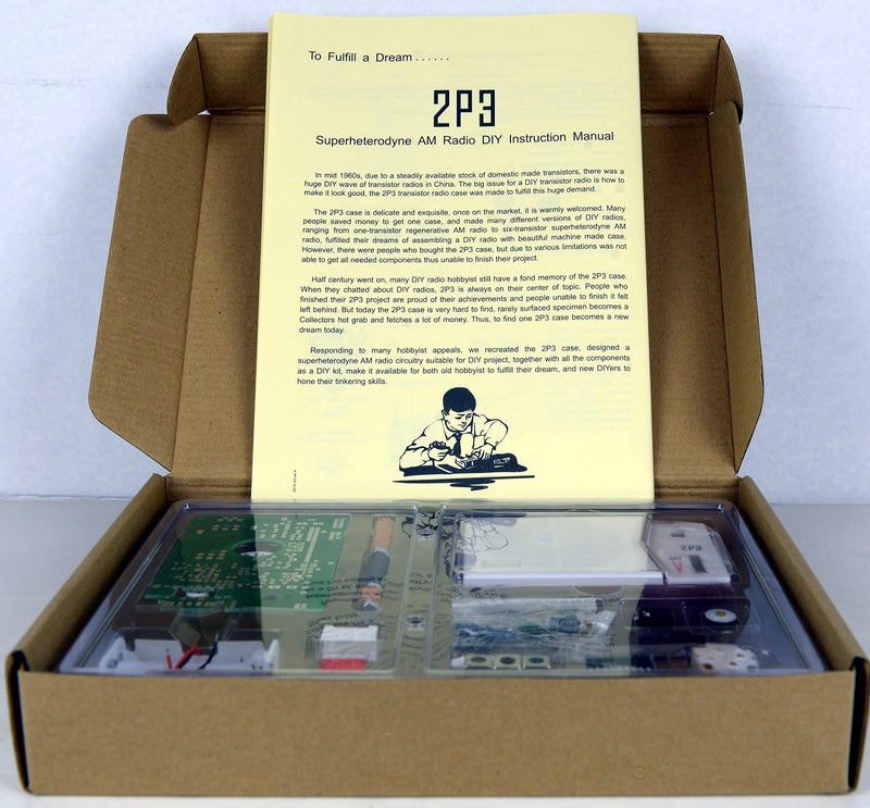 Tecsun 2P3 AM Radio Receiver Kit - DIY for Enthusiasts, Built it into a Radio case ! - Image 3