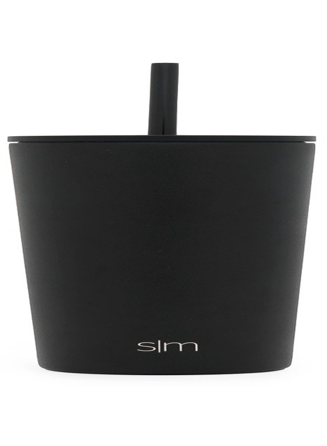 Simple Modern Insulated Tumbler with Lid and Straw | Iced Coffee Cup Reusable Stainless Steel Water Bottle Travel Mug | Gifts for Women Men Her Him | Classic Collection | 24oz | Midnight Black - Image 5