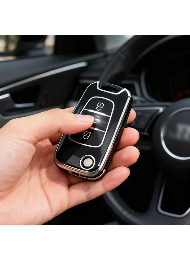 Purple Car Key Case Cover for Hyundai i10 i20 i30 Kia Sportage Soul Ceed - Image 5