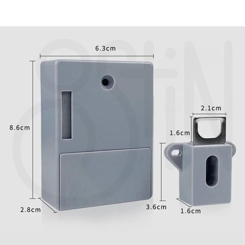 Ostin DIY Smart Sensor Hidden Safety Digital Cabinet LockElectronic Drawer Locks Smart Cabinet Lock Electronic RFID Card Opening for Wardrobe Sauna Libraries Factories and Offices Locker - Image 3