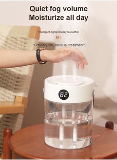 Generic Air Humidifiers for Bedroom with Automatic Humidity Adjustment and Night Light, 3L Capacity Room Humidifier with Dual Mist Nozzles and Easy Top-Fill Water Design Humidifer  - Image 2