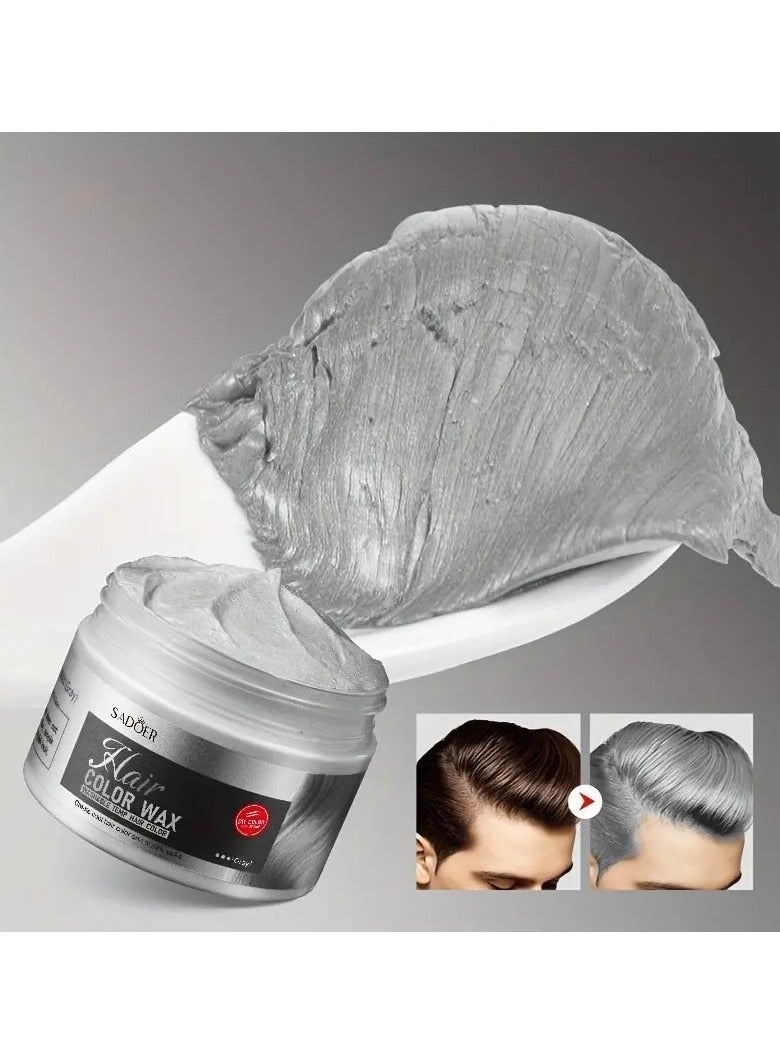 SADOER Hair Color Wax: Fast Coloring, Easy Styling, Suitable for Boys and Girls - Washable Temp Hair Color BLUE - Image 5