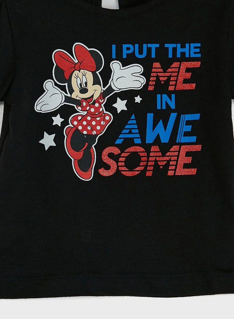 Disney Infant Minnie Print T-Shirt