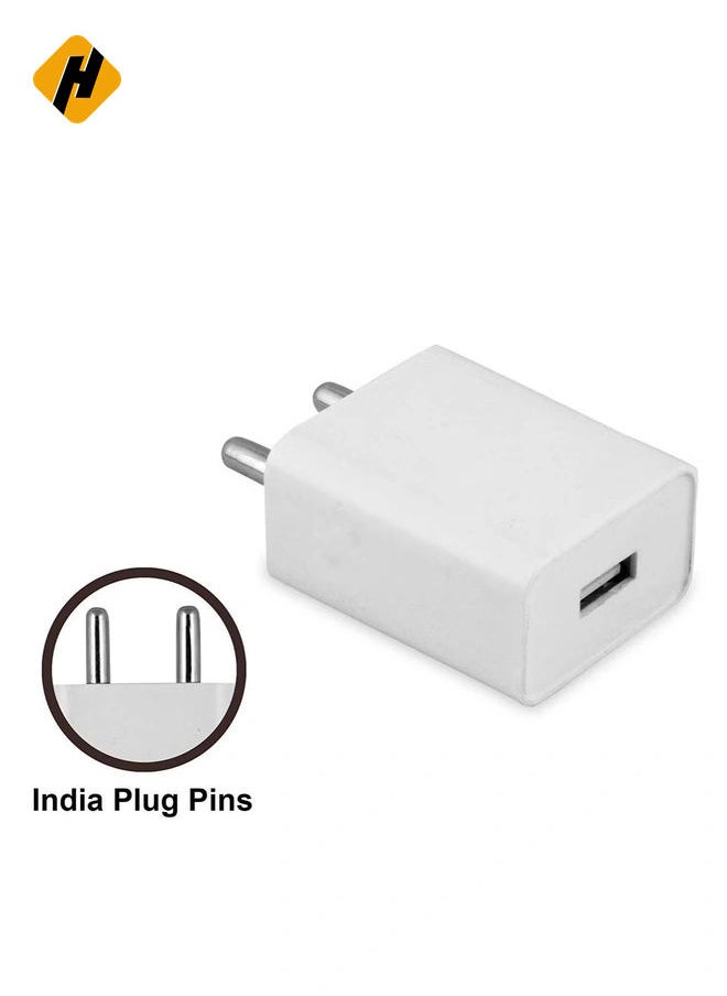 HuHa - Fast Type-C Charger Like for Original Xiaomi Redmi Note 9 Pro Max, Note 10 Pro, Note 10 Pro Max, Note 8, Note 8 Pro, Note 7, Mi A1, Mi A2, Mi A3 Charger with 1Mtr Type -C Charging Data Cable 5 W 2.4 A - Image 1