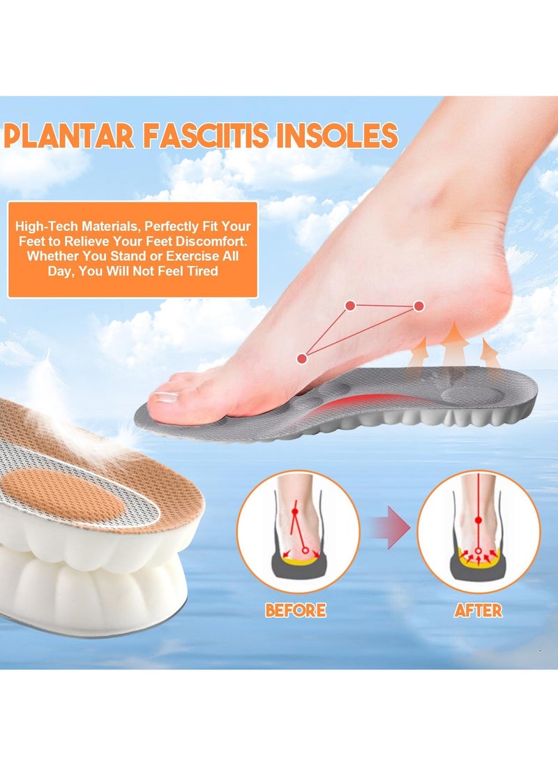 BreeJooy - Cloud insoles,memory foam insoles for men and women,4D soft comfort insoles - Image 1