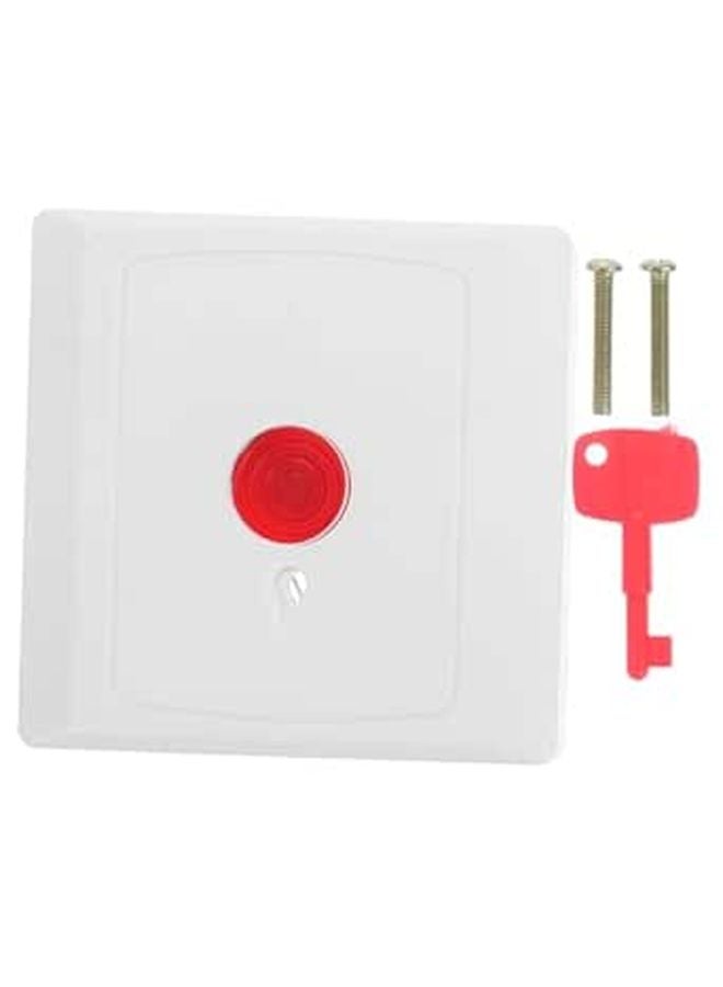 Emergency Stop Button SOS Alarm For Elderly Manual Reset Key Safety Help - Image 1