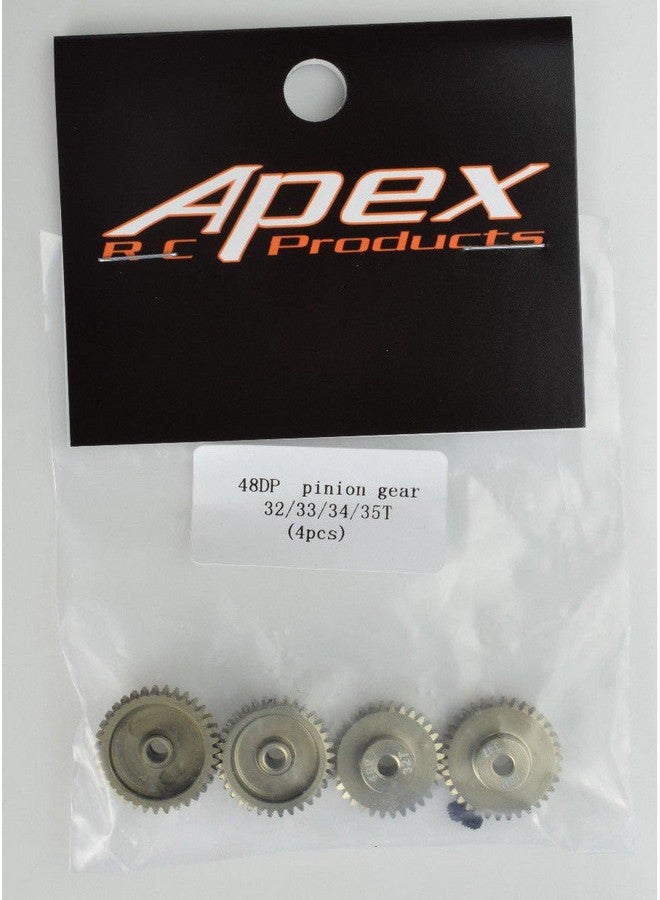 Apex RC Products 48 Pitch 32T 33T 34T 35T Aluminum Pinion Gear Set #9754 - Image 5