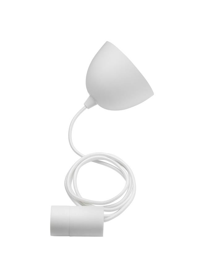 erorex Cord set, white textile, 1.8 m - Image 1