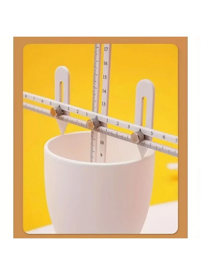 Pottery Artist Kit 1 Set Multi Function Caliper Ceramic Thickness Gauge DIY Depth Measuring Tool - Image 2