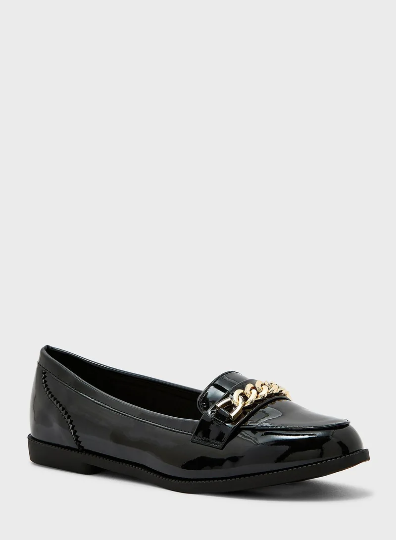 NEW LOOK Koyo Wide Fit Chain On Top Loafer