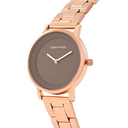 Joker & Witch Amsterdam Taupe Dial 16mm Rosegold Stainless Steel Watch for Women - Image 2