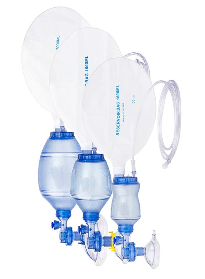 Avondale Ambu Bag Paediatric Set 500ml Disposable Emergency Care 