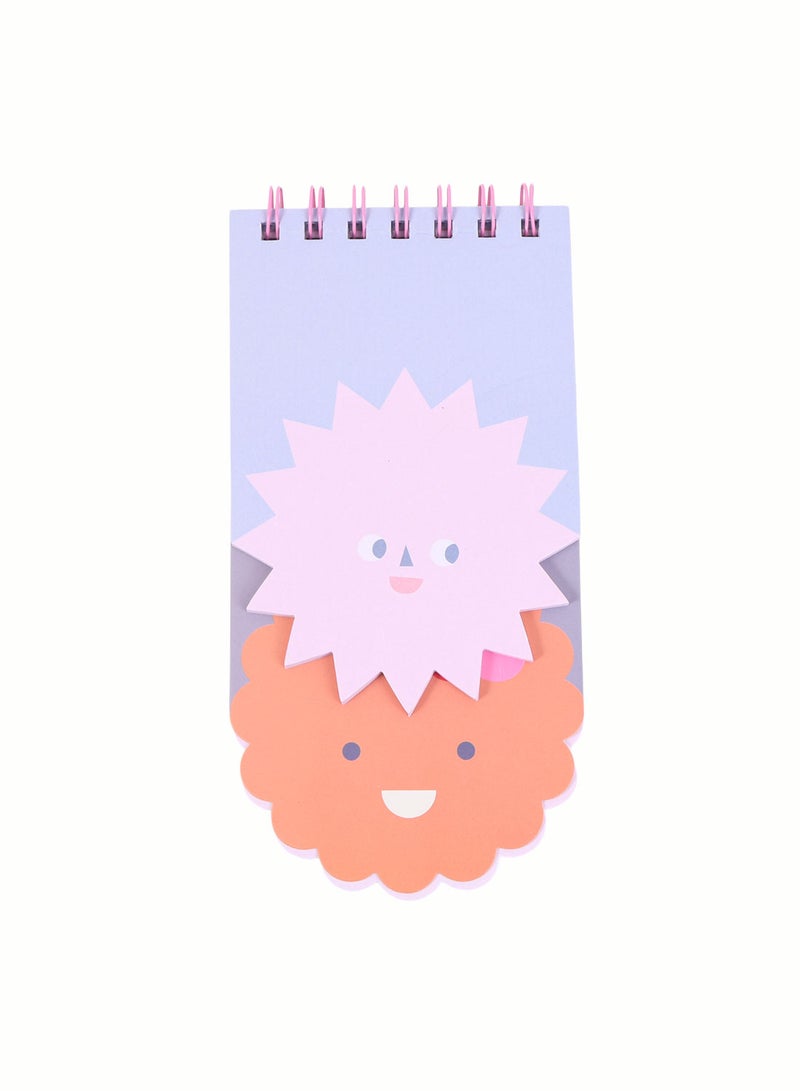 Midi Spiral Notebook with Hearts & Fun Shapes - Image 4