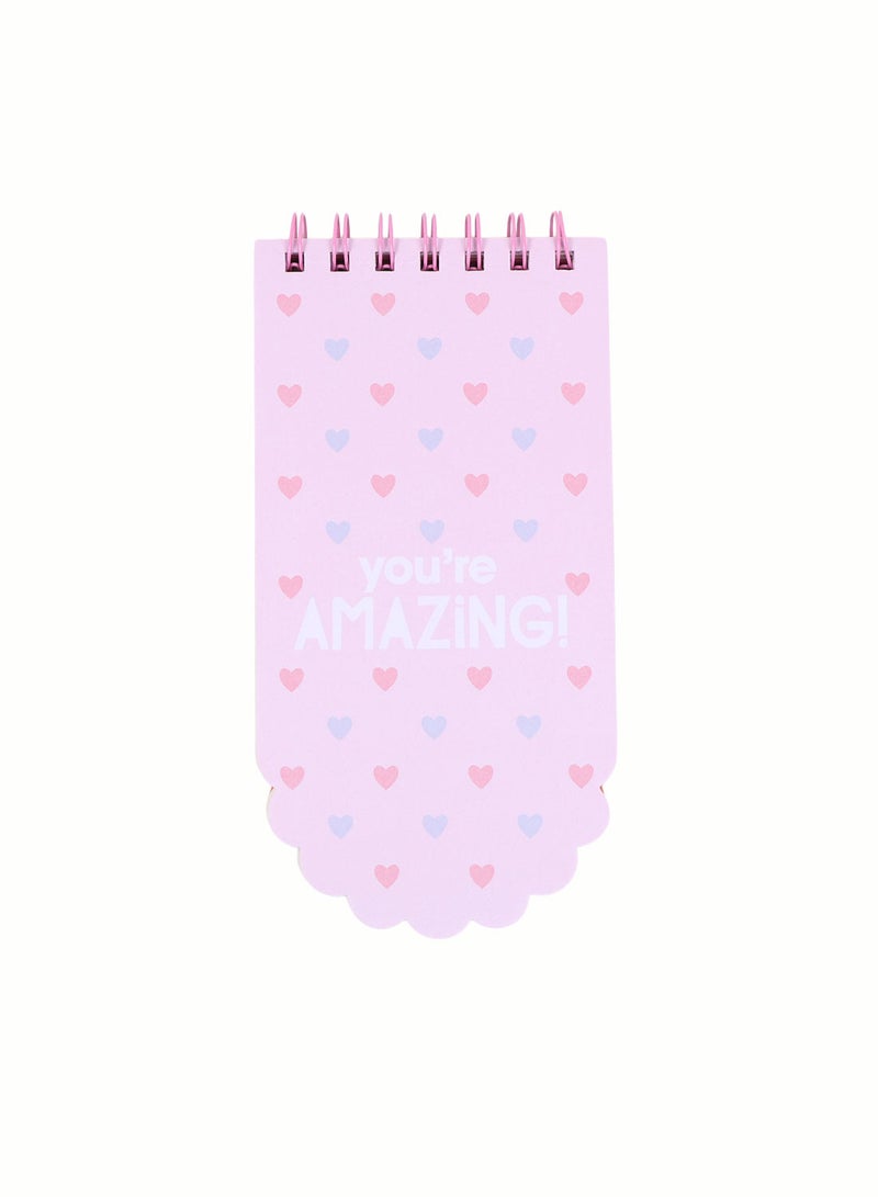 Midi Spiral Notebook with Hearts & Fun Shapes - Image 5