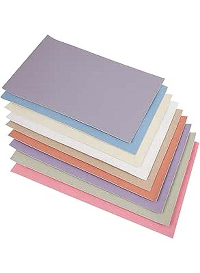 Colorful PU Leather Craft Kit For Keychains Accessories And Embellishments 9 Sheets - Image 1