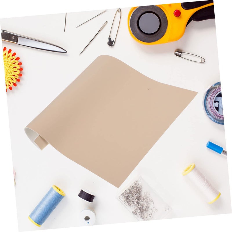Colorful PU Leather Craft Kit For Keychains Accessories And Embellishments 9 Sheets - Image 4
