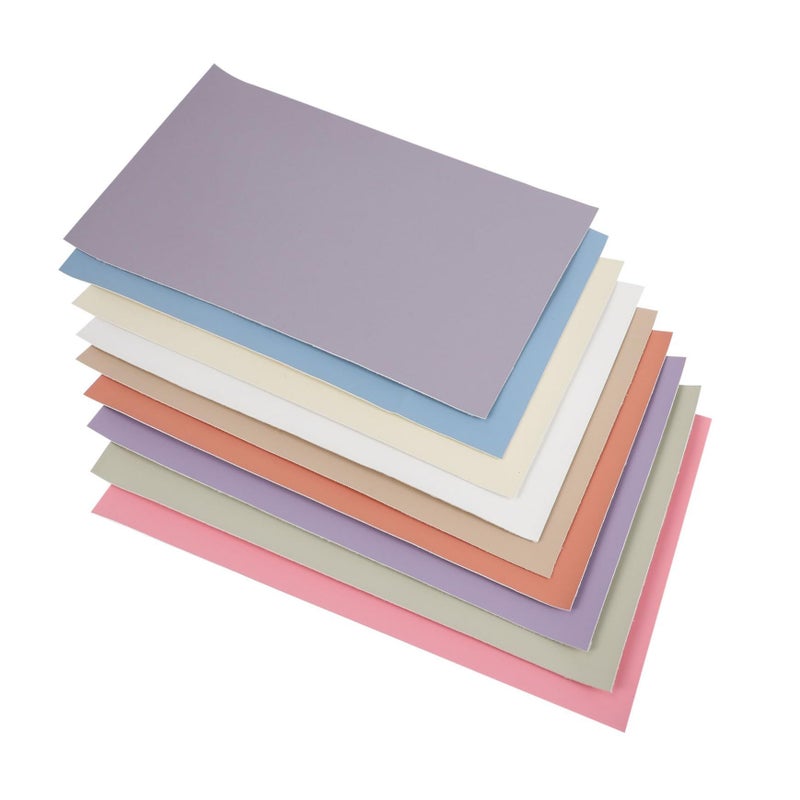 Colorful PU Leather Craft Kit For Keychains Accessories And Embellishments 9 Sheets - Image 2