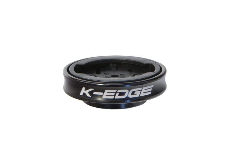 K-Edge | Gravity Top Cap Bicycle Computer Mount | Garmin | Black - Image 1