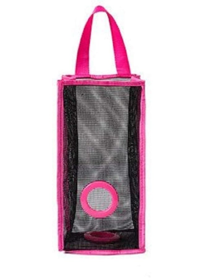 Generic Multifunction Hanging Storage Bag Clothes Stuff Household Organizer, Net Wall Mount Hanging Polythene Bag Dispenser Mesh Pouch - Image 1