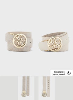 GUESS Logo Detailed None Allocated Hole  Belt  - Image 1