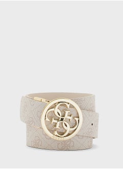 GUESS Logo Detailed None Allocated Hole  Belt  - Image 2