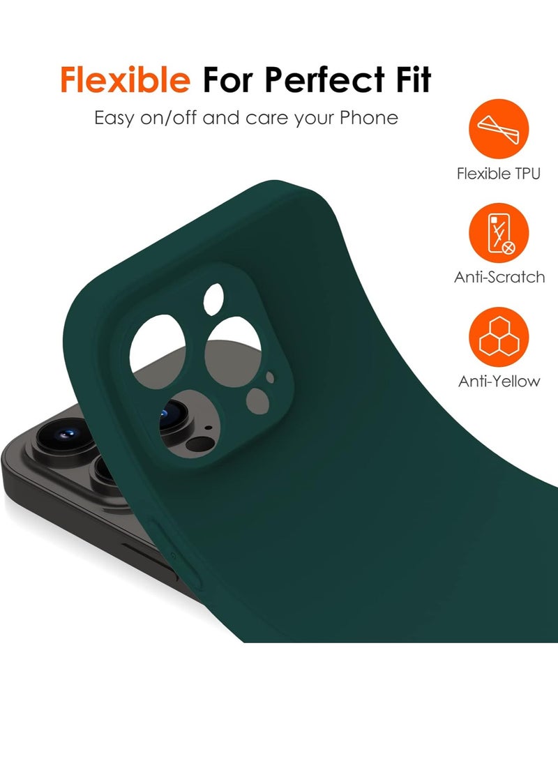 ELTRAZONE [3 in 1 Camera Cover Case for iPhone 14 Pro 6.1" (Not For 14 Pro Max 6.7") [Long Lasting Clarity] [Military Grade Shockproof], 1 Hard Back Phone Case + 2 Glass Screen Protector - Clear - Image 5