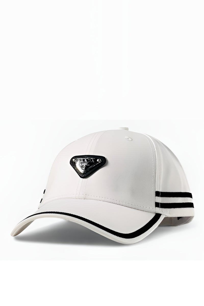 Prada Sport Prada Baseball Cap - White - Logo - Adjustable - Image 1