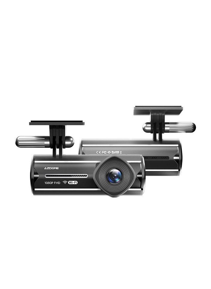AZDOME - AZDOME Dash Cam, Built In WiFi & Loop Recording M330 Dashcams for Cars, Car Camera With FHD 1080P, G-Sensor, Parking Monitor - Image 1