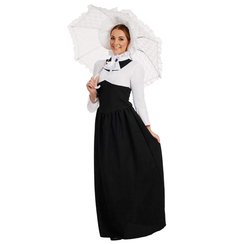 fun shack Victorian Costume Women, Regency Dress, Victorian Dress, Ladies Costume for Historical Events and Parties, X-Large - Image 1
