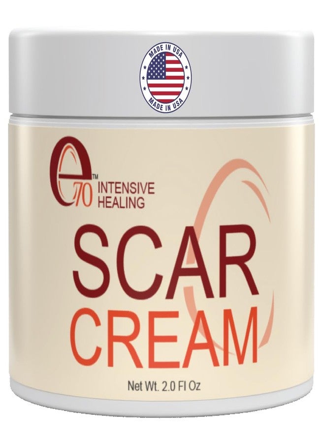 e70 Scar Cream Gel for Surgical Scars Fast Repair C-Section -2.0 Fl Oz , Stretch Marks, Keloids, Burns, Scar Away Cream for Old Scars. Vitamins Full - All Skin Types - Reduce Acne Spots and scar treatment - Image 1