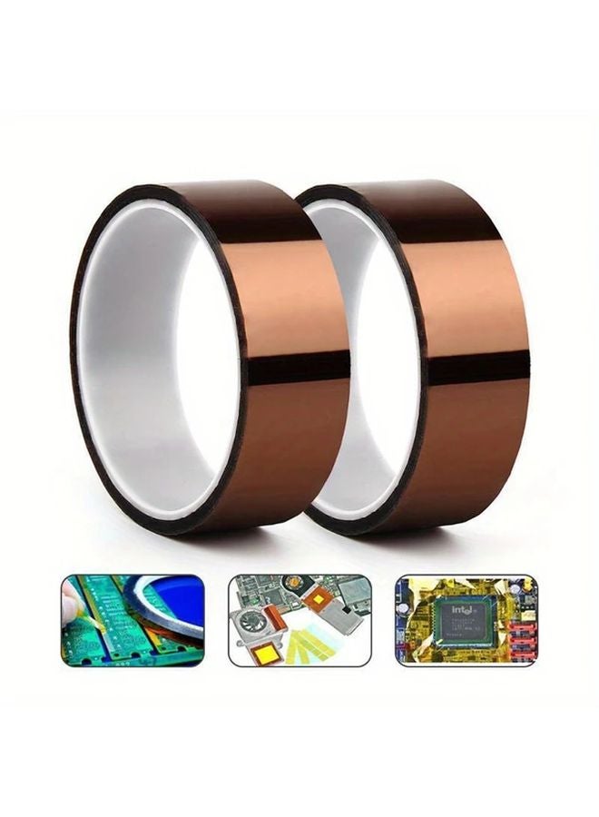 Golden Tone High Temp Resistant Polyimide Tape 0 24inch x 33 Thermal Insulation - Image 2